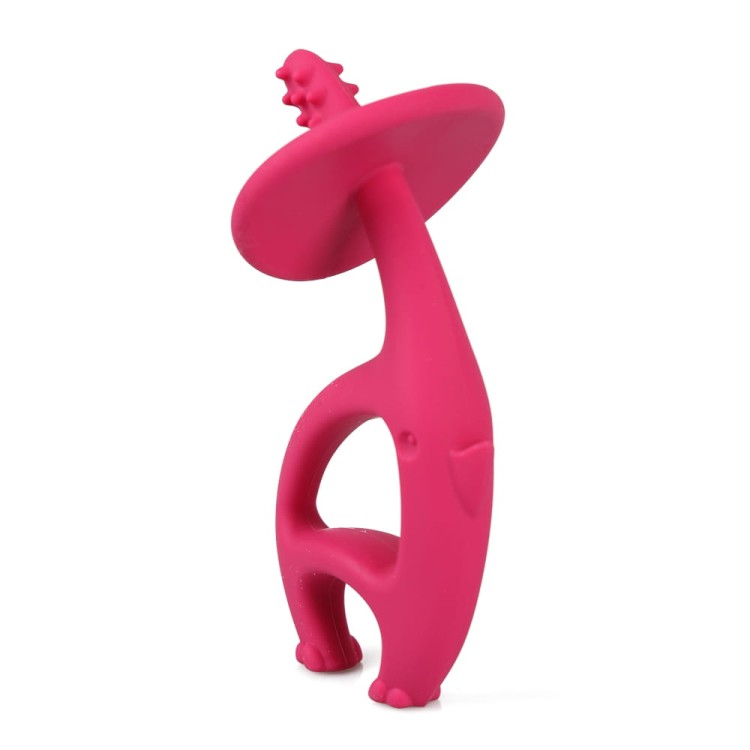 Mombella-Silikonowy-Gryzak-Dla-Dzieci-Slon-Dancing-Elephant-Dark-Pink-003.jpg